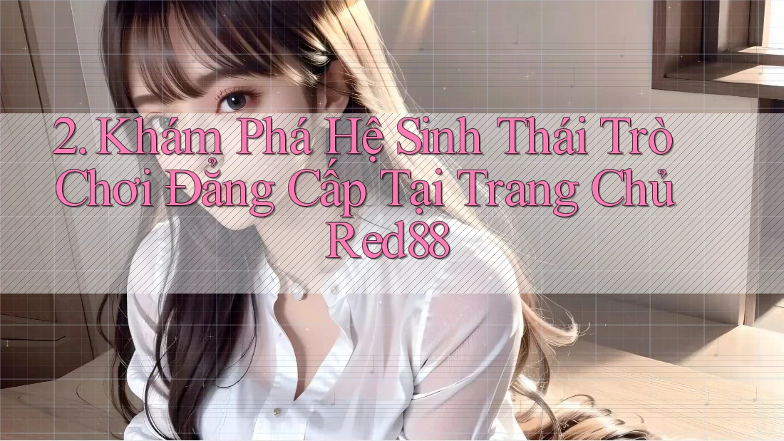 2. Khám Phá Hệ Sinh Thái Trò Chơi Đẳng Cấp Tại Trang Chủ Red88