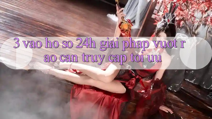 3. Vào hồ sơ 24h - Giải pháp vượt rào cản truy cập tối ưu