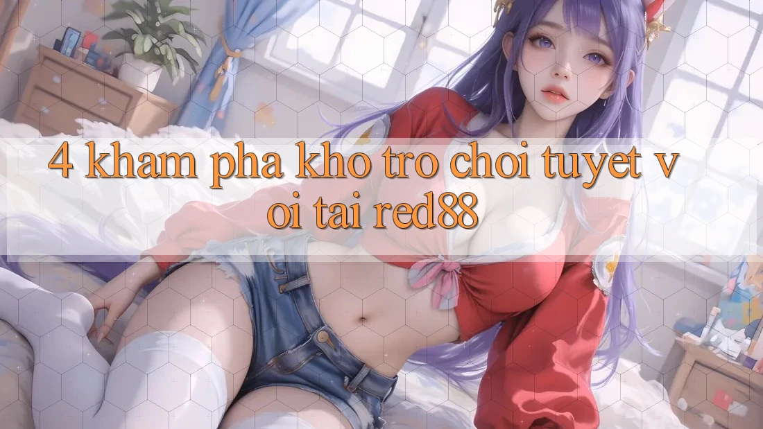 4. Khám phá kho trò chơi tuyệt vời tại Red88