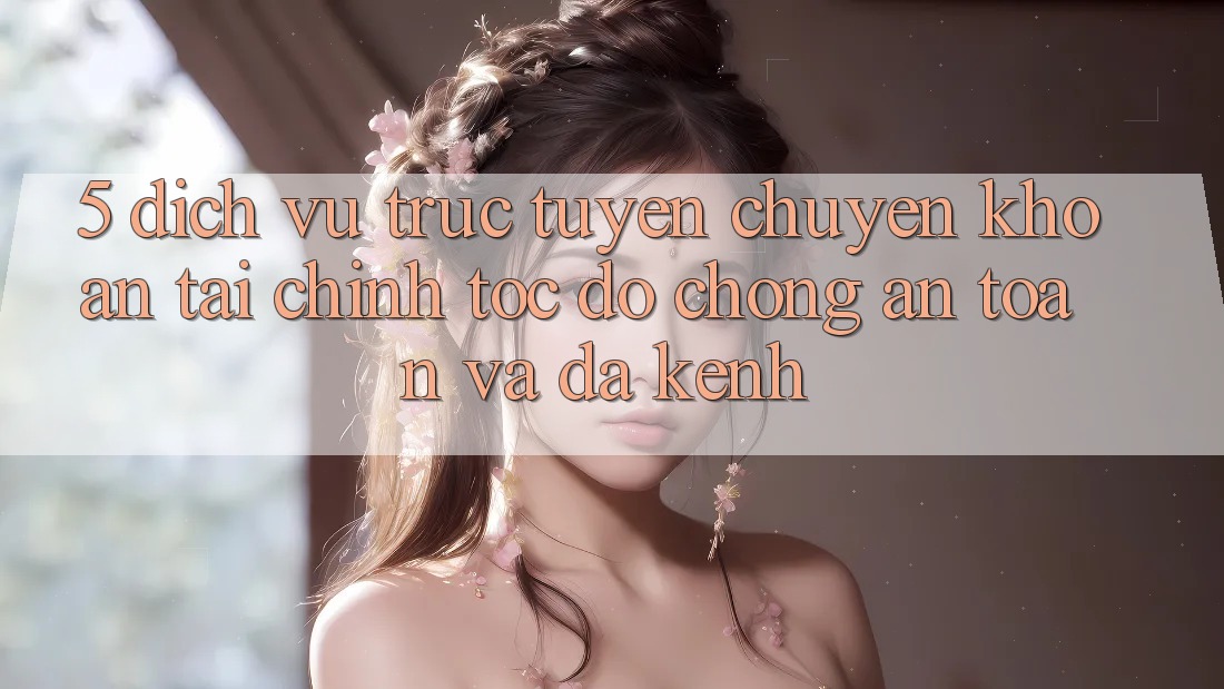 5. Dịch vụ trực tuyến chuyển khoản tài chính: Tốc độ chóng, an toàn và đa kênh