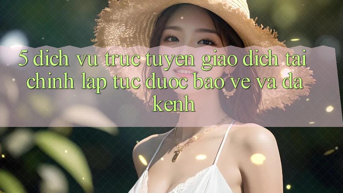 5. Dịch vụ trực tuyến giao dịch tài chính: Lập tức, được bảo vệ và đa kênh 5. Dịch vụ trực tuyến giao dịch tài chính: Lập tức, được bảo vệ và đa kênh