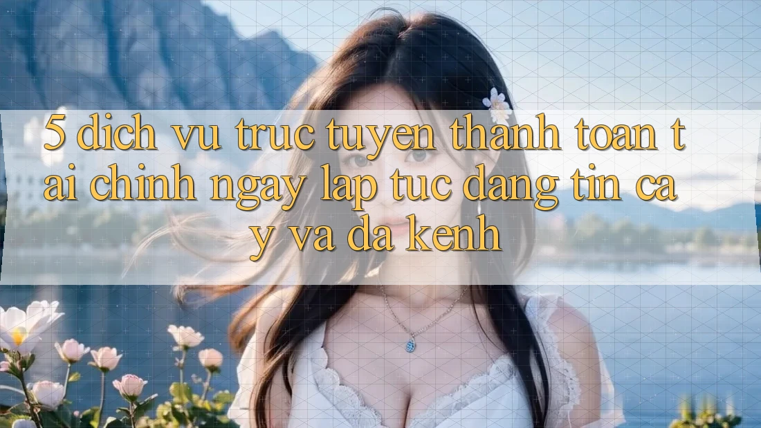 5. Dịch vụ trực tuyến thanh toán tài chính: Ngay lập tức, đáng tin cậy và đa kênh 5. Dịch vụ trực tuyến thanh toán tài chính: Ngay lập tức, đáng tin cậy và đa kênh