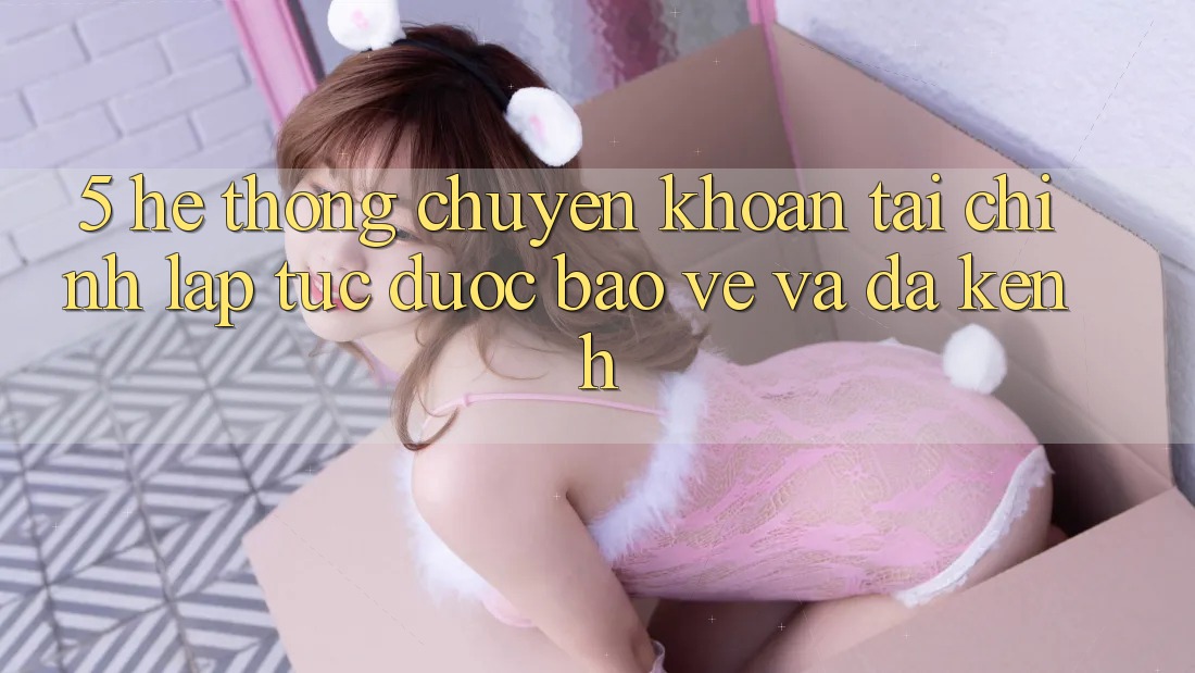 5. Hệ thống chuyển khoản tài chính: Lập tức, được bảo vệ và đa kênh 5. Hệ thống chuyển khoản tài chính: Lập tức, được bảo vệ và đa kênh