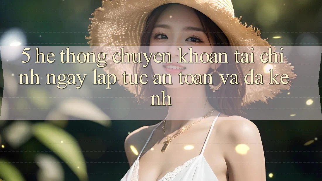 5. Hệ thống chuyển khoản tài chính: Ngay lập tức, an toàn và đa kênh 5. Hệ thống chuyển khoản tài chính: Ngay lập tức, an toàn và đa kênh