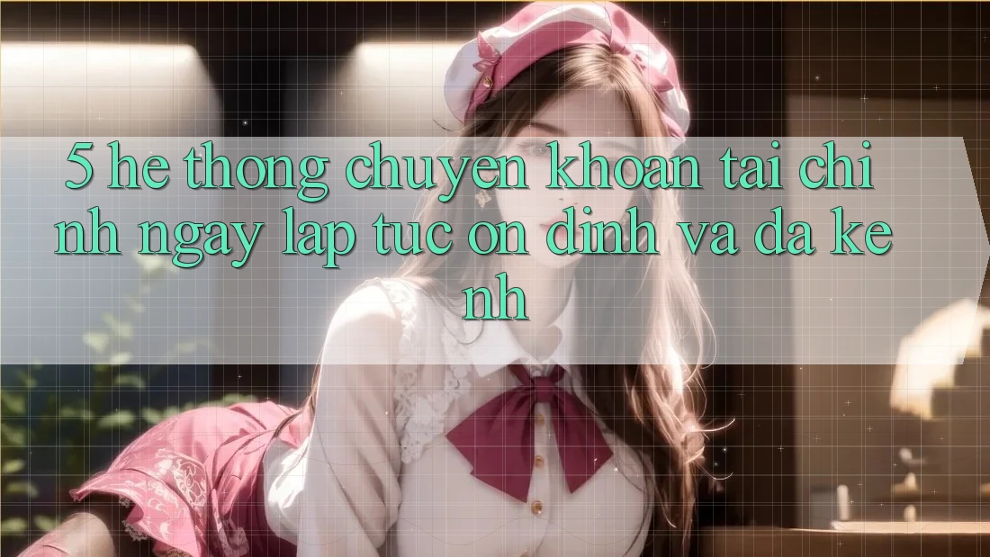 5. Hệ thống chuyển khoản tài chính: Ngay lập tức, ổn định và đa kênh 5. Hệ thống chuyển khoản tài chính: Ngay lập tức, ổn định và đa kênh