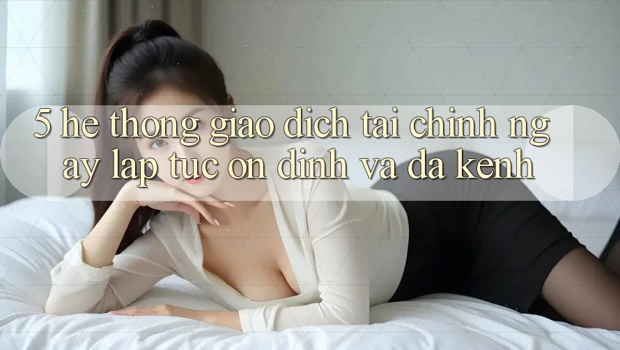 5. Hệ thống giao dịch tài chính: Ngay lập tức, ổn định và đa kênh 5. Hệ thống giao dịch tài chính: Ngay lập tức, ổn định và đa kênh