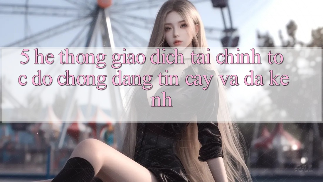 5. Hệ thống giao dịch tài chính: Tốc độ chóng, đáng tin cậy và đa kênh