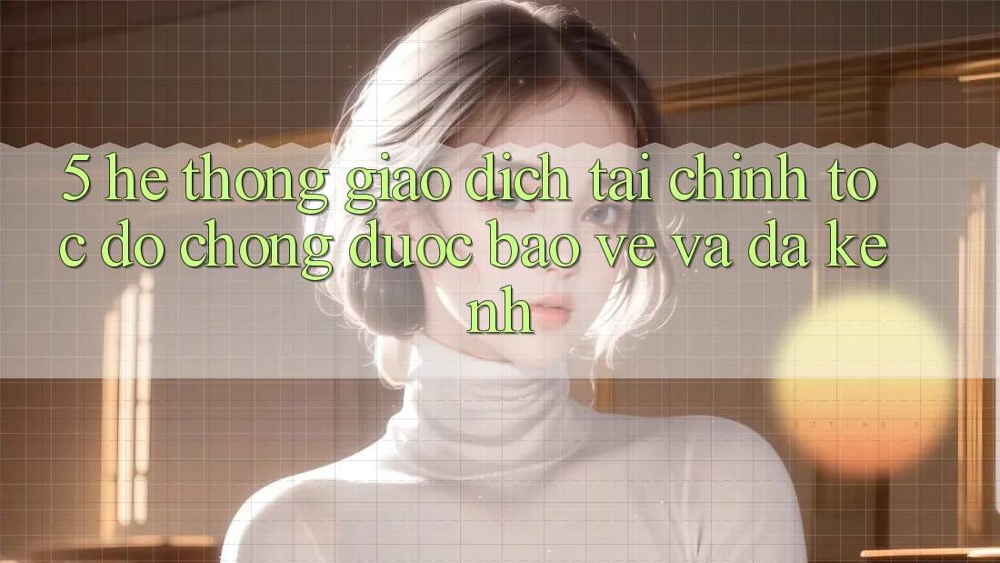 5. Hệ thống giao dịch tài chính: Tốc độ chóng, được bảo vệ và đa kênh 5. Hệ thống giao dịch tài chính: Tốc độ chóng, được bảo vệ và đa kênh