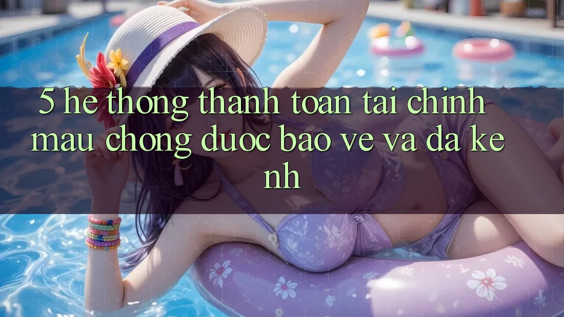 5. Hệ thống thanh toán tài chính: Mau chóng, được bảo vệ và đa kênh 5. Hệ thống thanh toán tài chính: Mau chóng, được bảo vệ và đa kênh