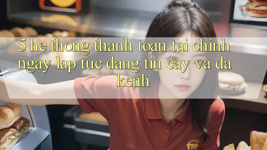 5. Hệ thống thanh toán tài chính: Ngay lập tức, đáng tin cậy và đa kênh 5. Hệ thống thanh toán tài chính: Ngay lập tức, đáng tin cậy và đa kênh