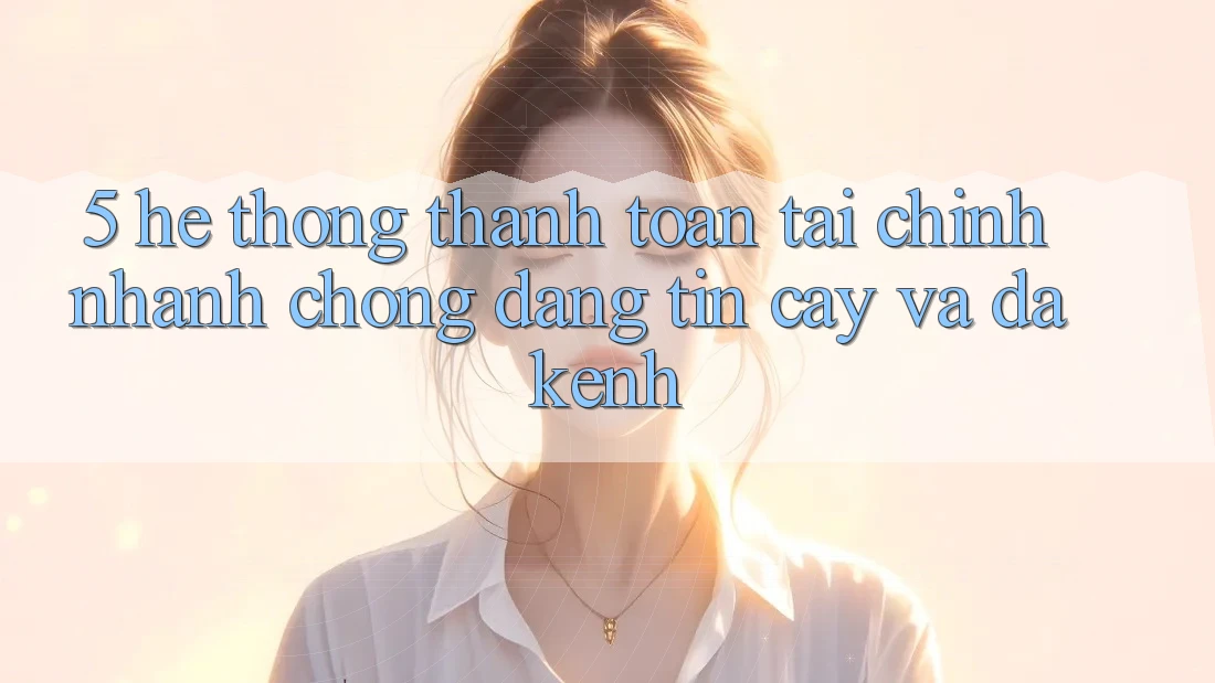 5. Hệ thống thanh toán tài chính: Nhanh chóng, đáng tin cậy và đa kênh