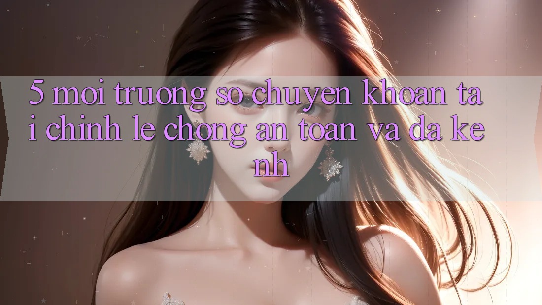 5. Môi trường số chuyển khoản tài chính: Lẹ chóng, an toàn và đa kênh 5. Môi trường số chuyển khoản tài chính: Lẹ chóng, an toàn và đa kênh