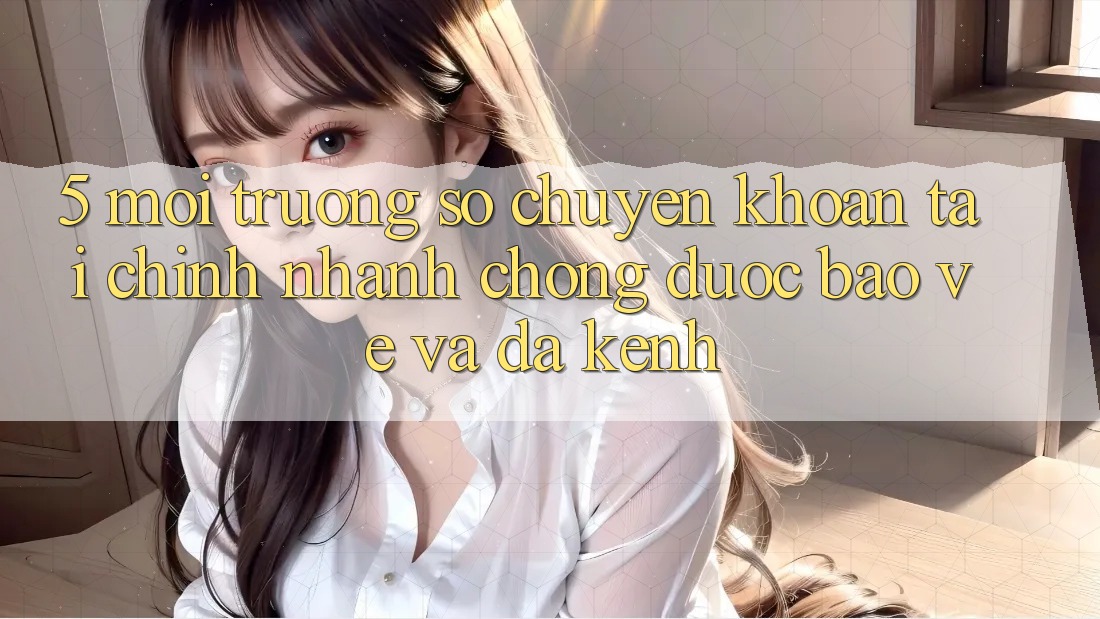 5. Môi trường số chuyển khoản tài chính: Nhanh chóng, được bảo vệ và đa kênh 5. Môi trường số chuyển khoản tài chính: Nhanh chóng, được bảo vệ và đa kênh