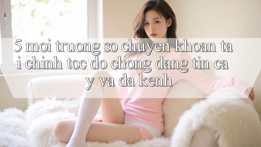 5. Môi trường số chuyển khoản tài chính: Tốc độ chóng, đáng tin cậy và đa kênh