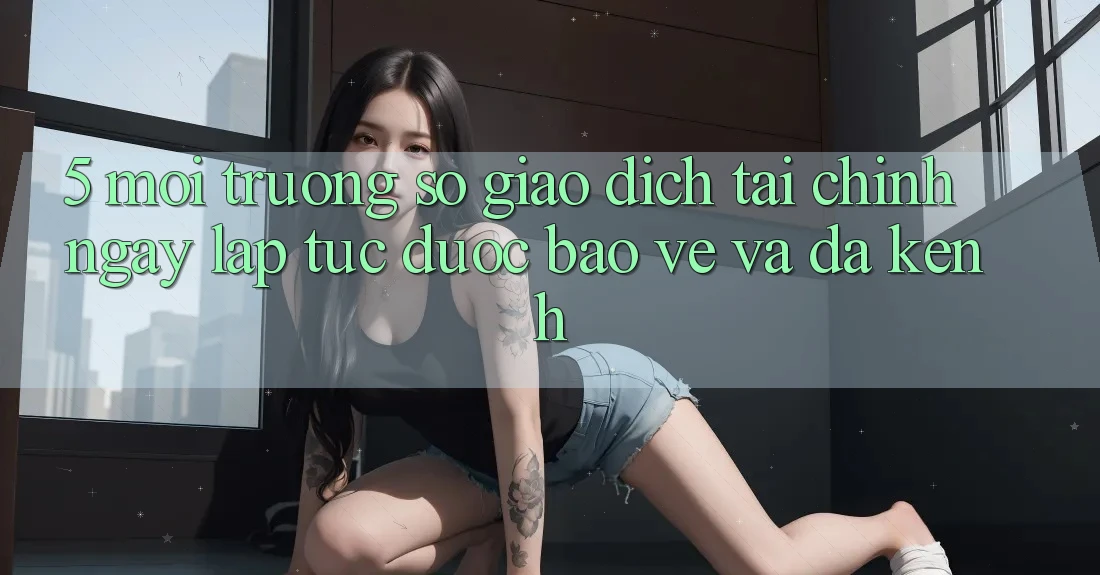 5. Môi trường số giao dịch tài chính: Ngay lập tức, được bảo vệ và đa kênh 5. Môi trường số giao dịch tài chính: Ngay lập tức, được bảo vệ và đa kênh