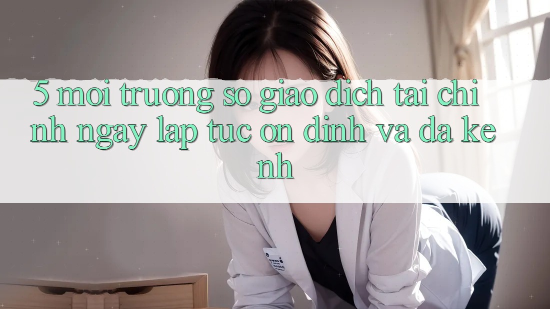5. Môi trường số giao dịch tài chính: Ngay lập tức, ổn định và đa kênh