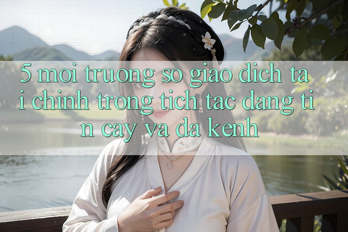5. Môi trường số giao dịch tài chính: Trong tích tắc, đáng tin cậy và đa kênh