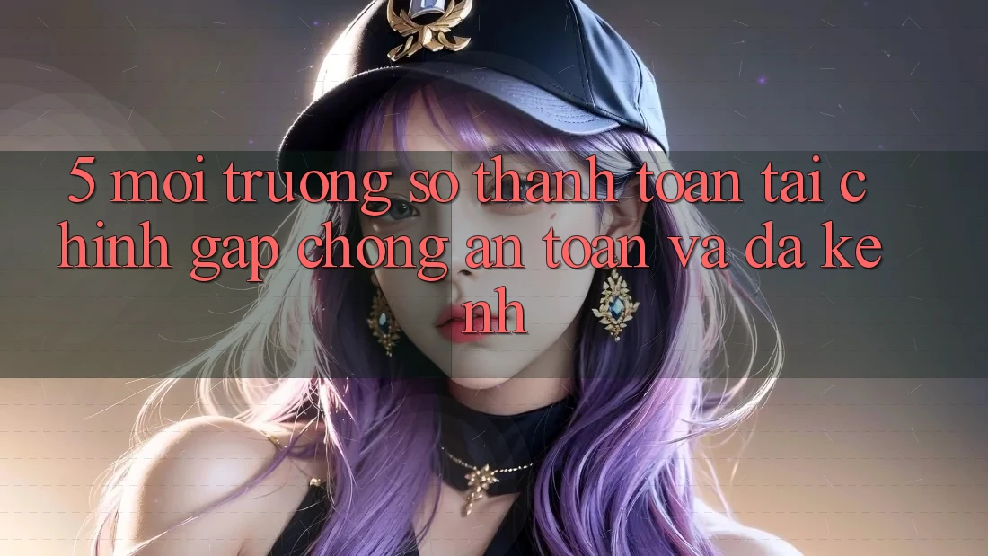 5. Môi trường số thanh toán tài chính: Gấp chóng, an toàn và đa kênh