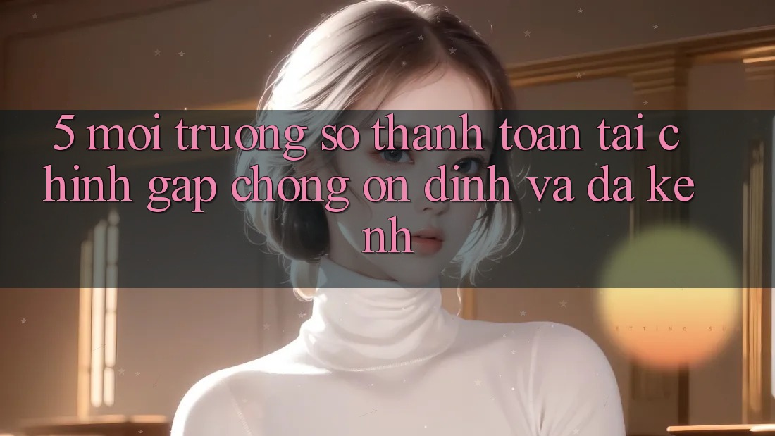 5. Môi trường số thanh toán tài chính: Gấp chóng, ổn định và đa kênh