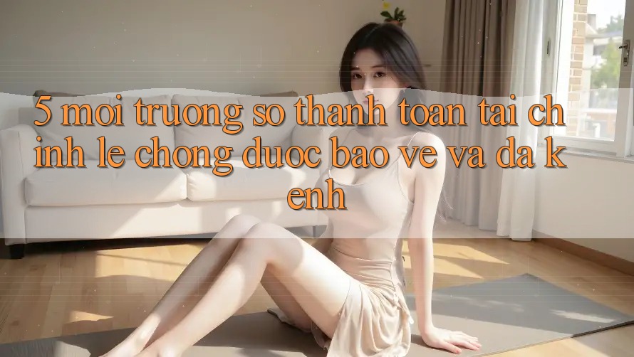 5. Môi trường số thanh toán tài chính: Lẹ chóng, được bảo vệ và đa kênh