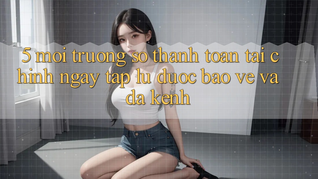 5. Môi trường số thanh toán tài chính: Ngay tắp lự, được bảo vệ và đa kênh