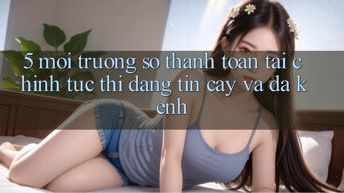 5. Môi trường số thanh toán tài chính: Tức thì, đáng tin cậy và đa kênh 5. Môi trường số thanh toán tài chính: Tức thì, đáng tin cậy và đa kênh