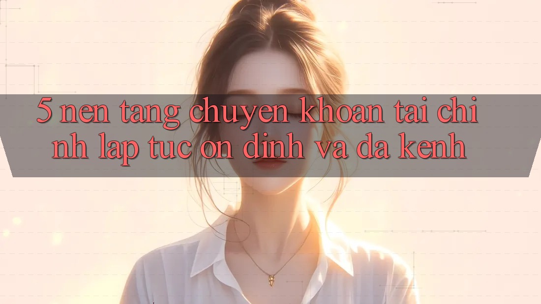 5. Nền tảng chuyển khoản tài chính: Lập tức, ổn định và đa kênh