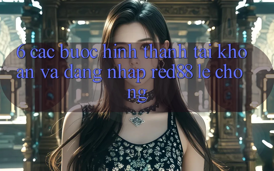 6. Các bước hình thành tài khoản và đăng nhập Red88 lẹ chóng 6. Các bước hình thành tài khoản và đăng nhập Red88 lẹ chóng