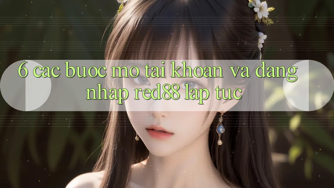 6. Các bước mở tài khoản và đăng nhập Red88 lập tức 6. Các bước mở tài khoản và đăng nhập Red88 lập tức