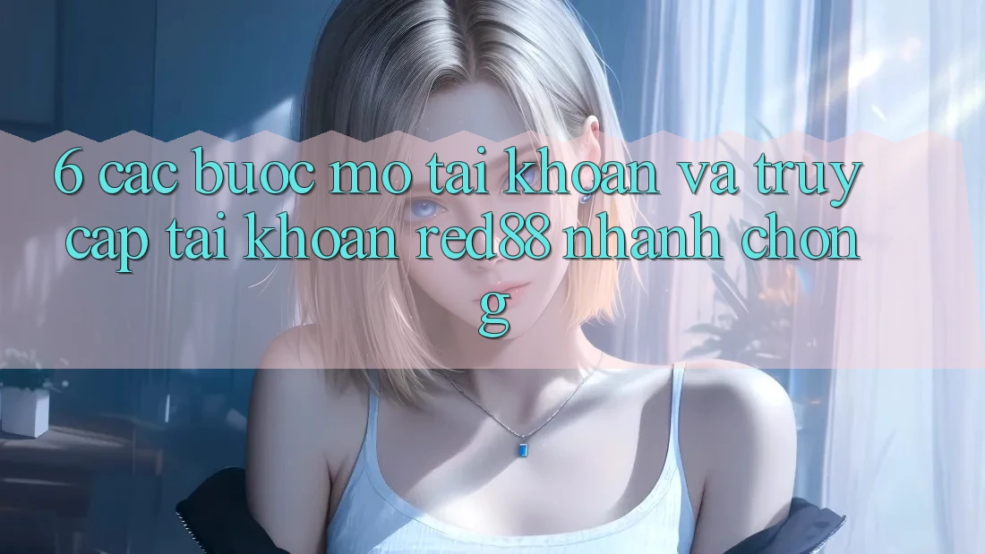 6. Các bước mở tài khoản và truy cập tài khoản Red88 nhanh chóng