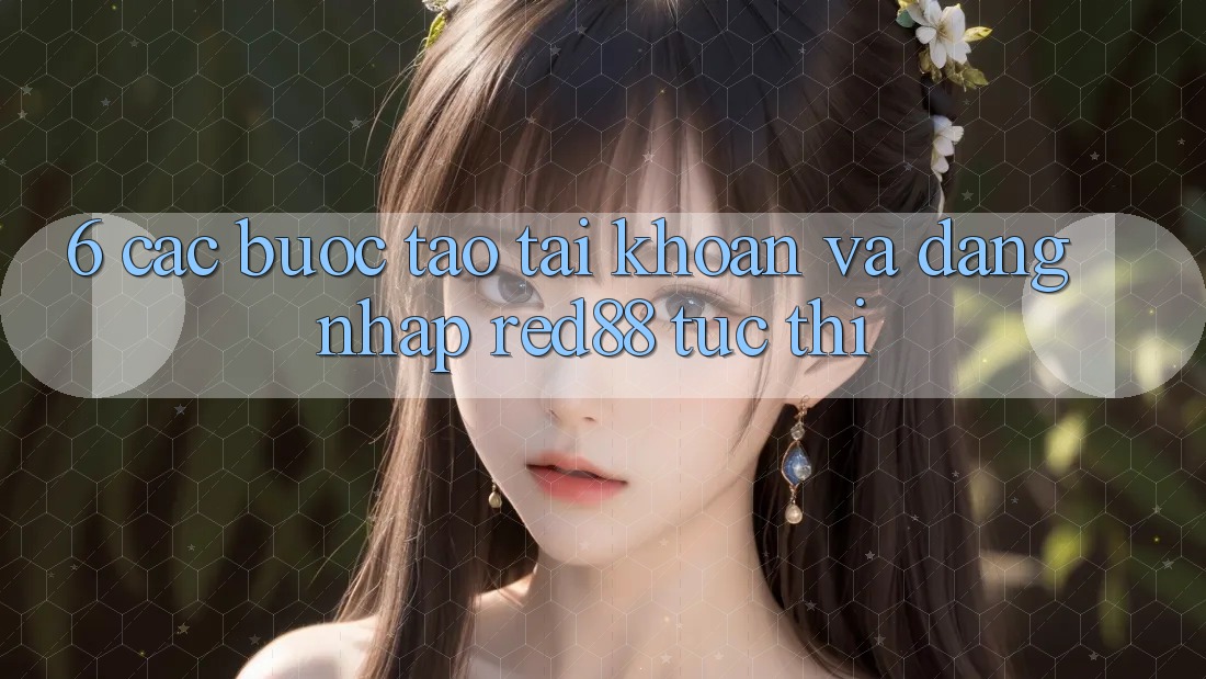 6. Các bước tạo tài khoản và đăng nhập Red88 tức thì