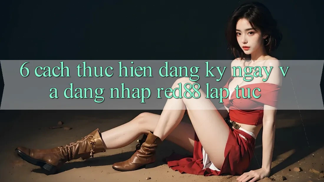 6. Cách thực hiện đăng ký ngay và đăng nhập Red88 lập tức