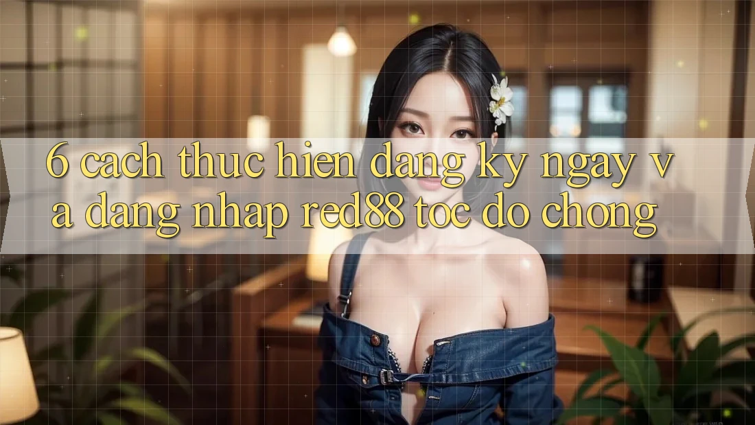 6. Cách thực hiện đăng ký ngay và đăng nhập Red88 tốc độ chóng 6. Cách thực hiện đăng ký ngay và đăng nhập Red88 tốc độ chóng