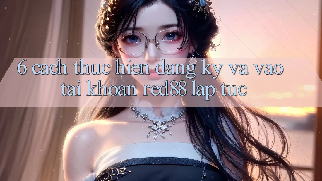 6. Cách thực hiện đăng ký và vào tài khoản Red88 lập tức