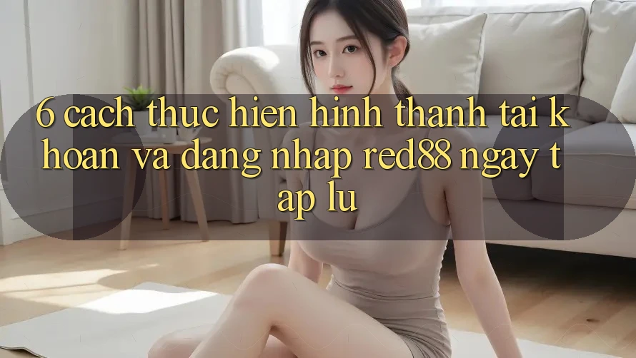 6. Cách thực hiện hình thành tài khoản và đăng nhập Red88 ngay tắp lự