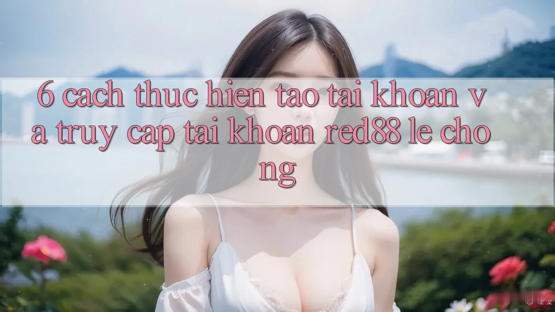 6. Cách thực hiện tạo tài khoản và truy cập tài khoản Red88 lẹ chóng 6. Cách thực hiện tạo tài khoản và truy cập tài khoản Red88 lẹ chóng