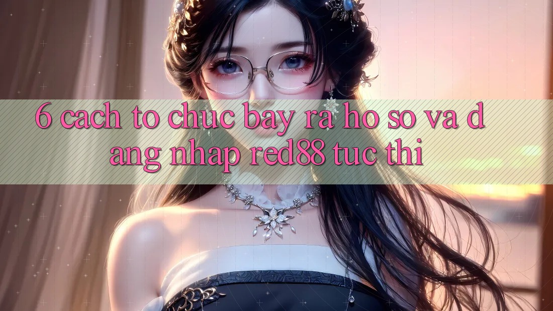 6. Cách tổ chức bày ra hồ sơ và đăng nhập Red88 tức thì