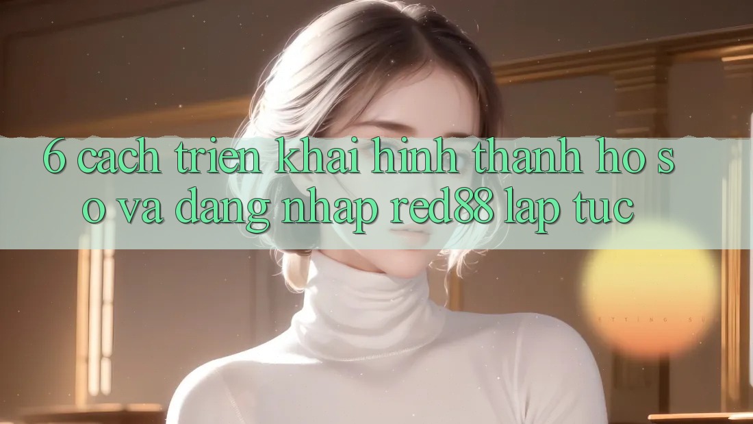 6. Cách triển khai hình thành hồ sơ và đăng nhập Red88 lập tức