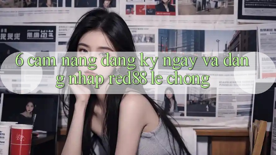6. Cẩm nang đăng ký ngay và đăng nhập Red88 lẹ chóng