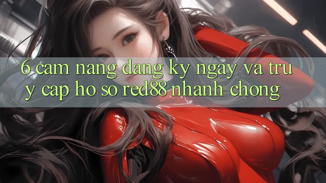 6. Cẩm nang đăng ký ngay và truy cập hồ sơ Red88 nhanh chóng