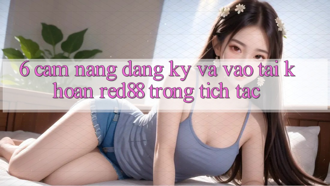 6. Cẩm nang đăng ký và vào tài khoản Red88 trong tích tắc 6. Cẩm nang đăng ký và vào tài khoản Red88 trong tích tắc