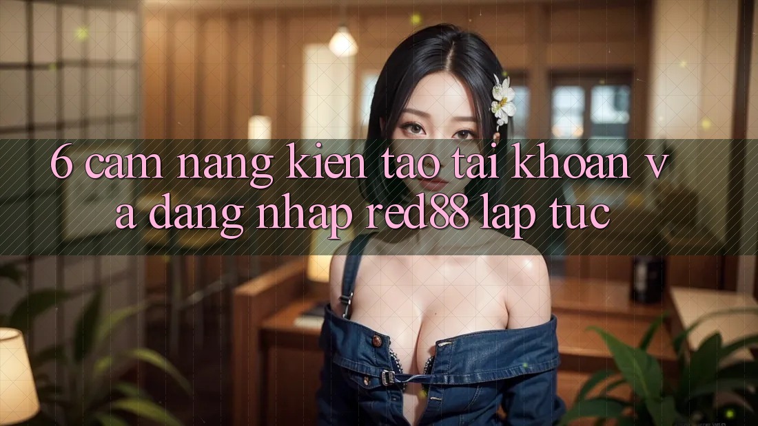 6. Cẩm nang kiến tạo tài khoản và đăng nhập Red88 lập tức