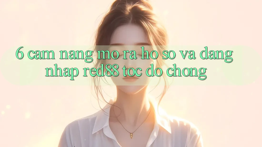 6. Cẩm nang mở ra hồ sơ và đăng nhập Red88 tốc độ chóng