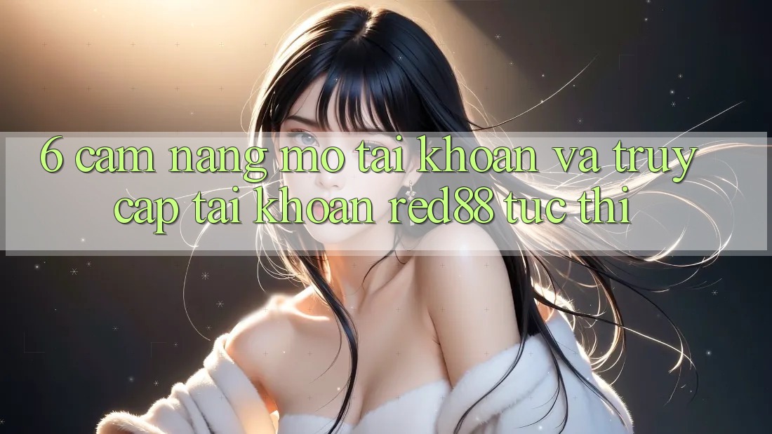 6. Cẩm nang mở tài khoản và truy cập tài khoản Red88 tức thì