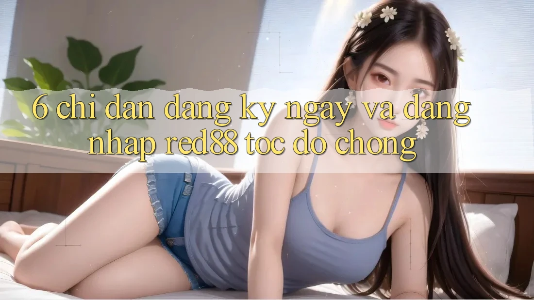 6. Chỉ dẫn đăng ký ngay và đăng nhập Red88 tốc độ chóng