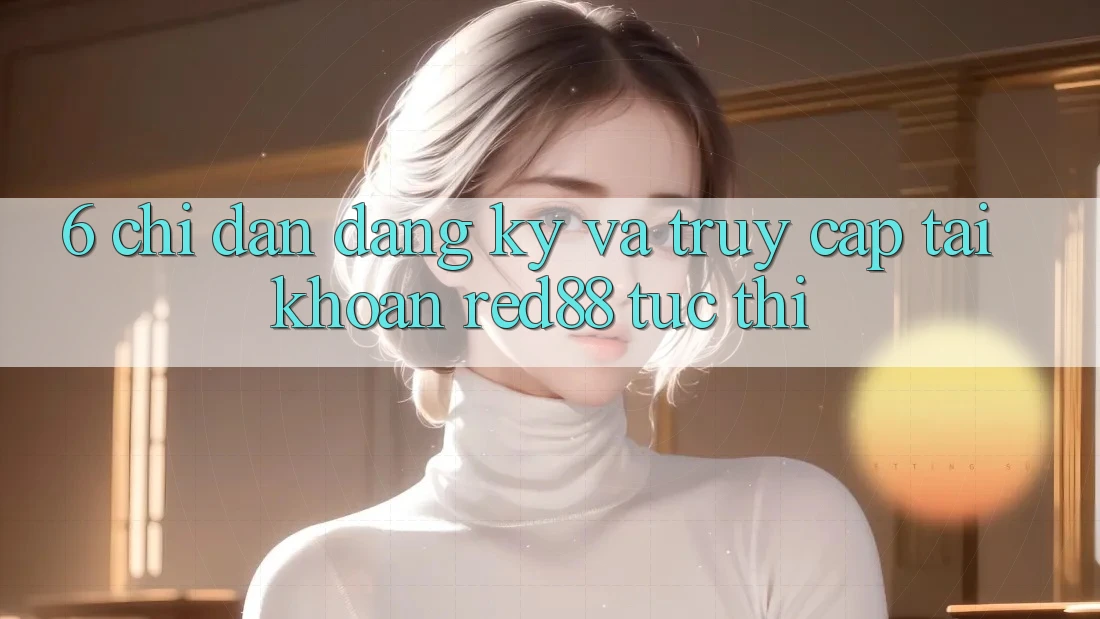 6. Chỉ dẫn đăng ký và truy cập tài khoản Red88 tức thì