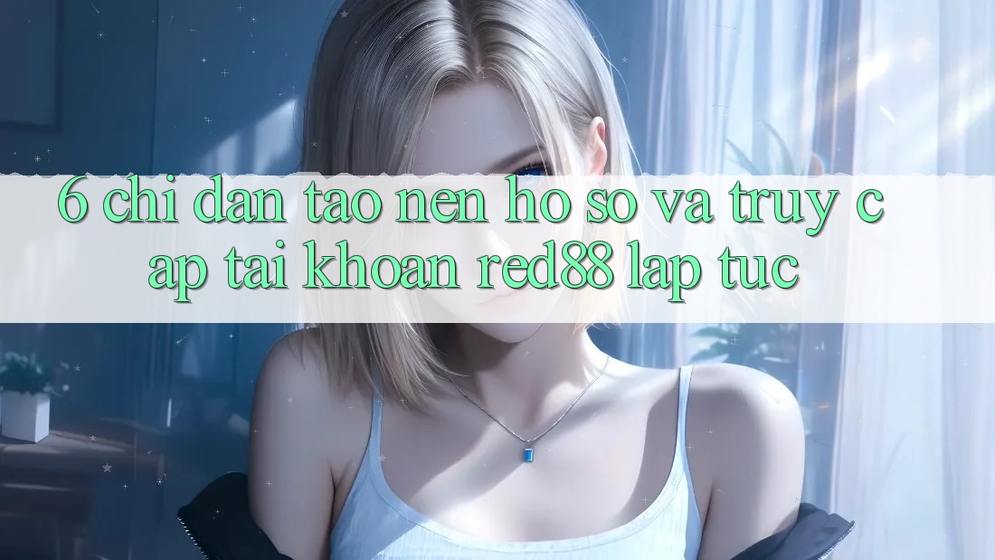 6. Chỉ dẫn tạo nên hồ sơ và truy cập tài khoản Red88 lập tức