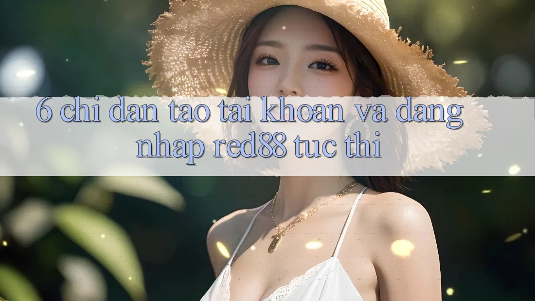 6. Chỉ dẫn tạo tài khoản và đăng nhập Red88 tức thì 6. Chỉ dẫn tạo tài khoản và đăng nhập Red88 tức thì