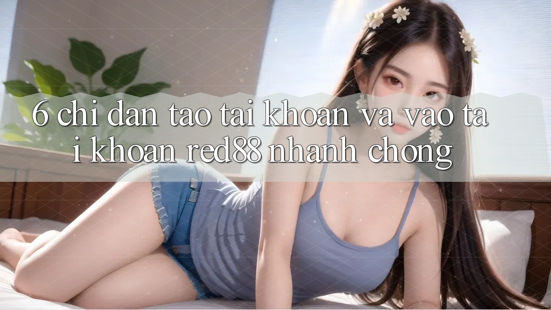 6. Chỉ dẫn tạo tài khoản và vào tài khoản Red88 nhanh chóng