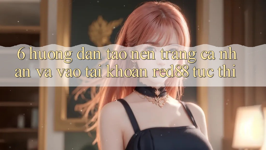 6. Hướng dẫn tạo nên trang cá nhân và vào tài khoản Red88 tức thì 6. Hướng dẫn tạo nên trang cá nhân và vào tài khoản Red88 tức thì